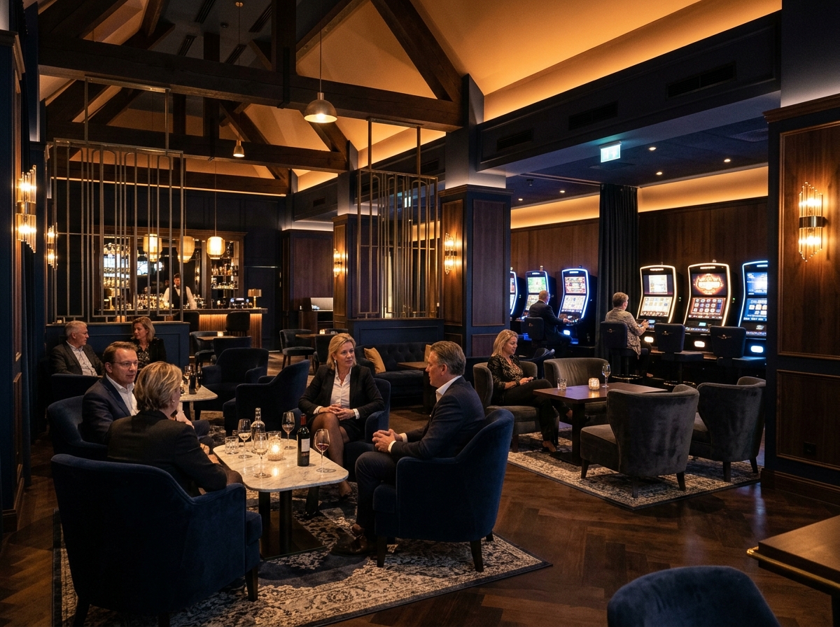 Interieur van een comfortabele PlayHallNL entertainmentlocatie